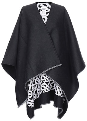 (Women) Burberry Logo Shawl for Women in Black 8021795 Buy (Women) Burberry Logo Shawl for Women in Black 8021795
