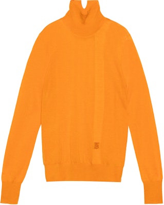 (W) Burberry 標誌高領修身羊絨毛衣 - 橙色 80433811 Order (W) Burberry 標誌高領修身羊絨毛衣 - 橙色 80433811