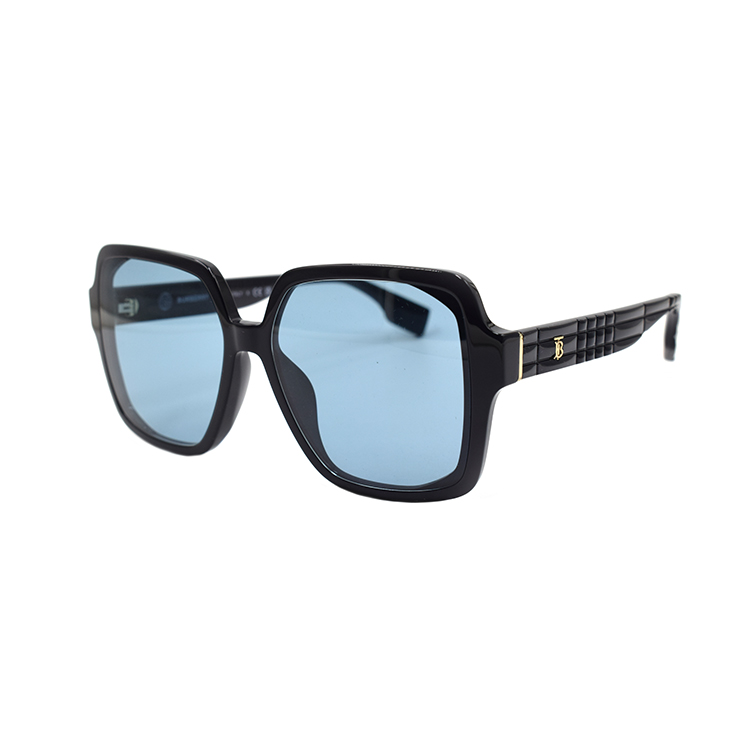 (Women) BURBERRY LOLA Square Frame  Sunglasses 4379D Black/Blue Holiday Edition. B4379-D 3001/80