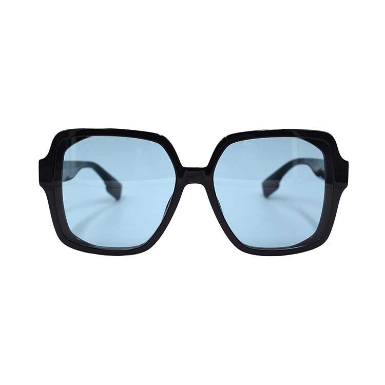 (Women) BURBERRY LOLA Square Frame  Sunglasses 4379D Black/Blue Holiday Edition. B4379-D 3001/80 圖 3