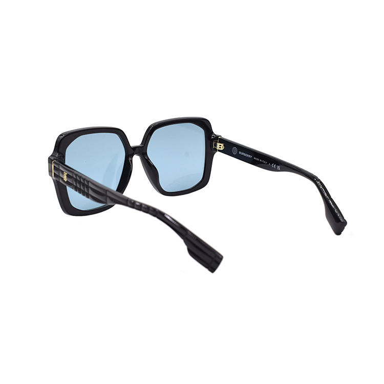 (Women) BURBERRY LOLA Square Frame  Sunglasses 4379D Black/Blue Holiday Edition. B4379-D 3001/80 圖 4