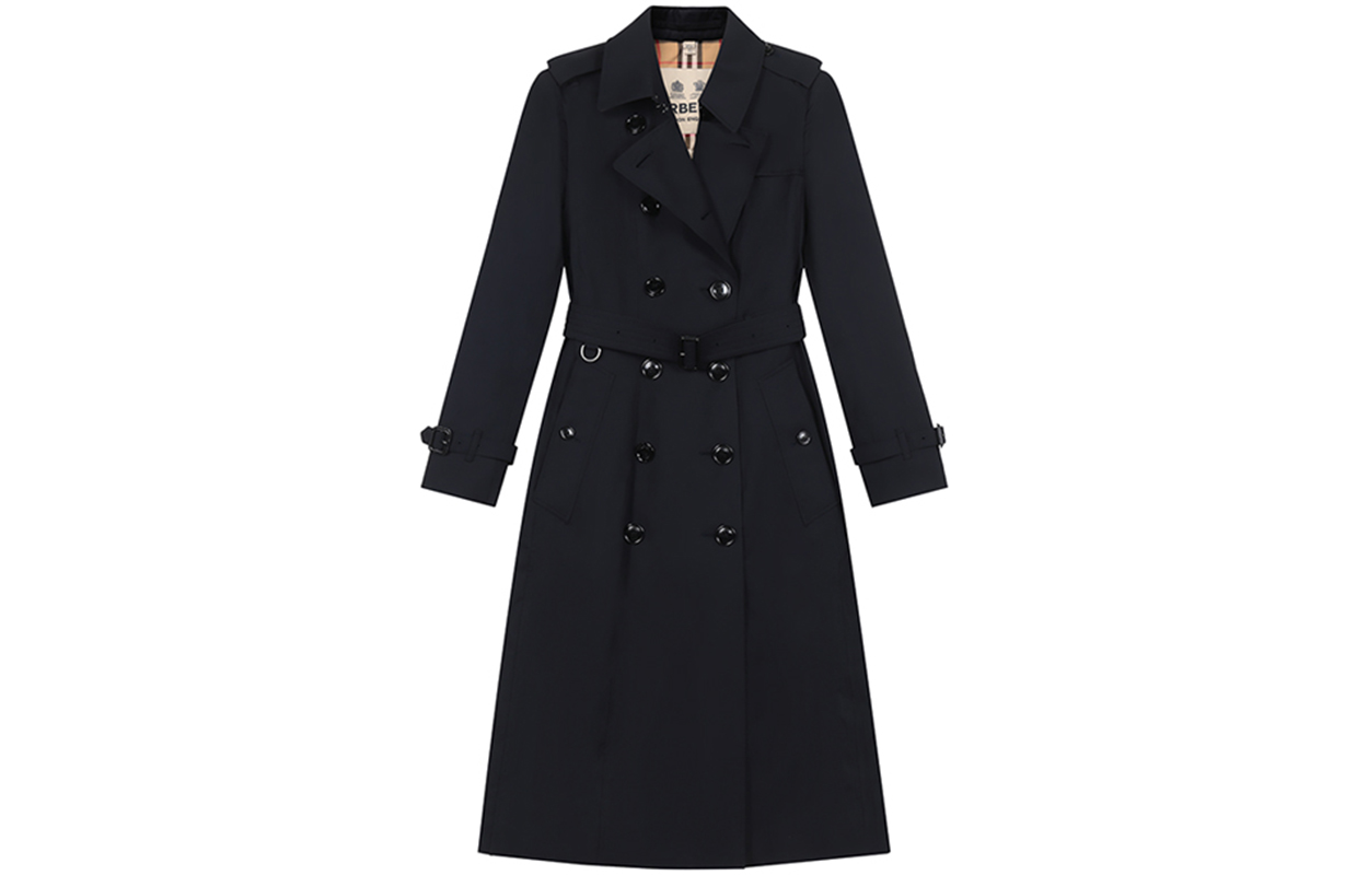 (Women) Burberry Long Cotton Blazer Trench Coat 80457801