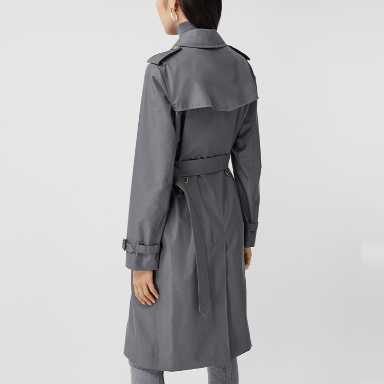 (Women) Burberry Long Kensington Heritage Trench Coat in Mid Grey 40733691 圖 5