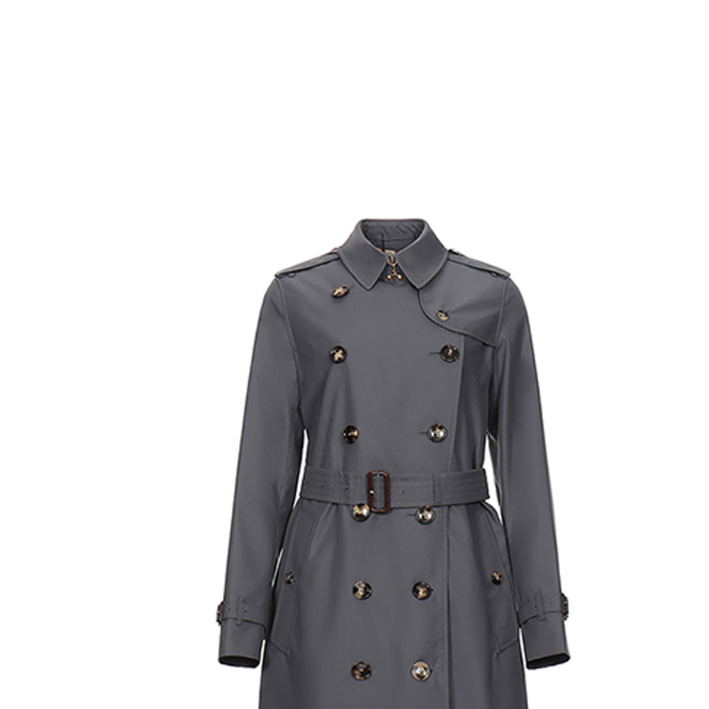 (Women) Burberry Long Kensington Heritage Trench Coat in Mid Grey 40733691 圖 6