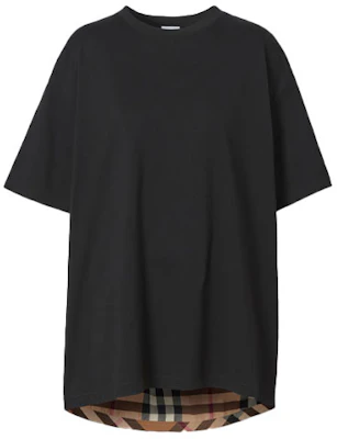 (Women) Burberry Loose Fit Black Cotton Oversized T-Shirt. 80449621 Buy (Women) Burberry Loose Fit Black Cotton Oversized T-Shirt. 80449621