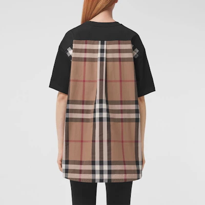 (Women) Burberry Loose Fit Black Cotton Oversized T-Shirt. 80449621 Shop (Women) Burberry Loose Fit Black Cotton Oversized T-Shirt. 80449621