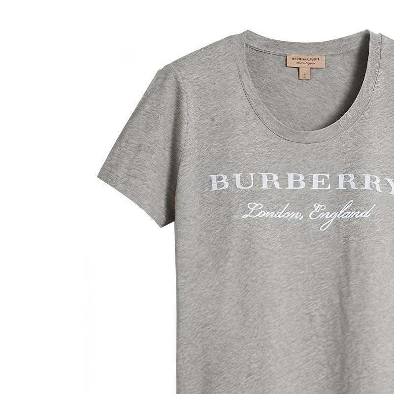 (Women) Burberry Loose Fit Logo Print T-Shirt Grey 4057046 圖 5