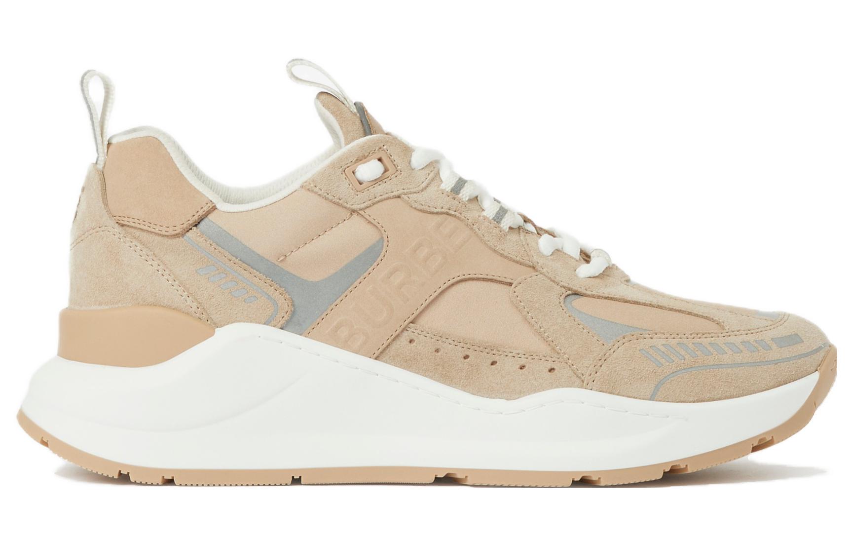 (W) Burberry Low-Top 'Logo Embossed Pink Beige' 圖 2