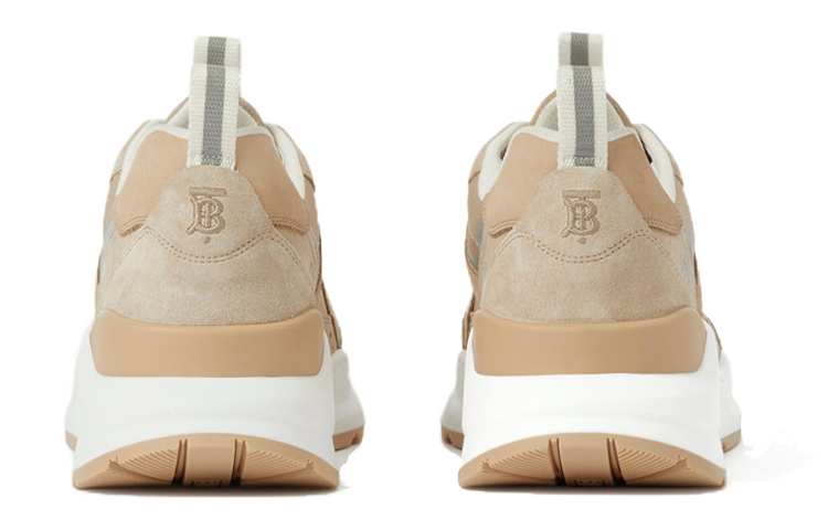 (W) Burberry Low-Top 'Logo Embossed Pink Beige' 圖 4
