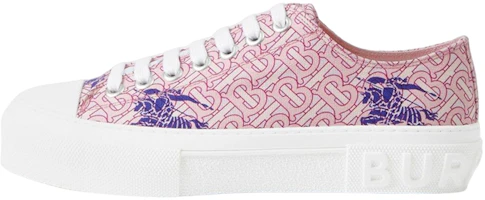 (Women) Burberry Low-Top Canvas 'Equestrian Knight Pink Purple' 80719901 (Women) Burberry Low-Top Canvas 'Equestrian Knight Pink Purple' 80719901