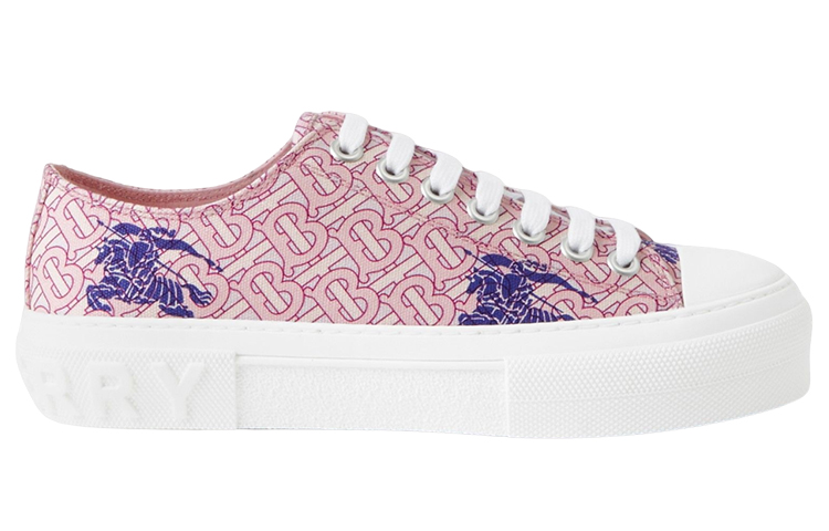 Order (Women) Burberry Low-Top Canvas 'Equestrian Knight Pink Purple' 80719901