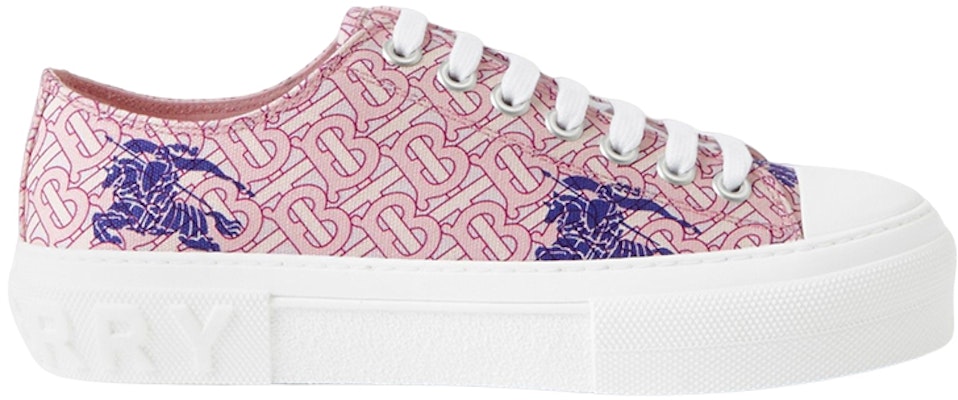 (Women) Burberry Low-Top Canvas 'Equestrian Knight Pink Purple' 80719901 Order (Women) Burberry Low-Top Canvas 'Equestrian Knight Pink Purple' 80719901