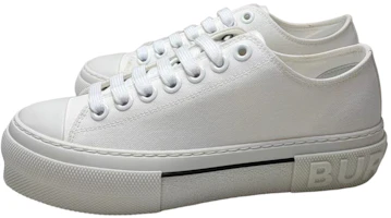 (Women) Burberry Low-Top Lace-Up 'Fashion White' 80545351 (Women) Burberry Low-Top Lace-Up 'Fashion White' 80545351