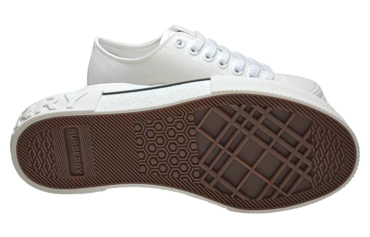 Shop (W) 버버리 로우탑 레이스업 '패션 화이트' 80545351