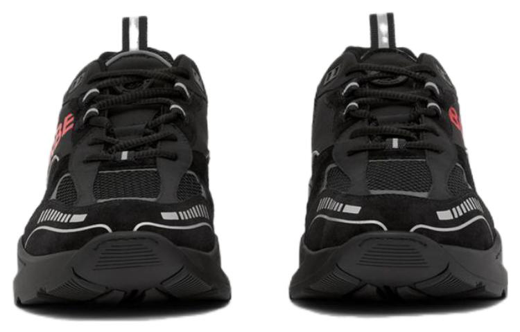 Lookbook (W) Burberry Kasut Lari Low-Top 'Hitam Merah' 80613551