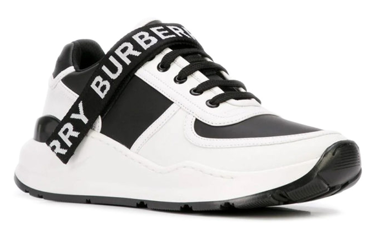 (W) Burberry Low-Top Sneaker 'Black and White Logo' 圖 2