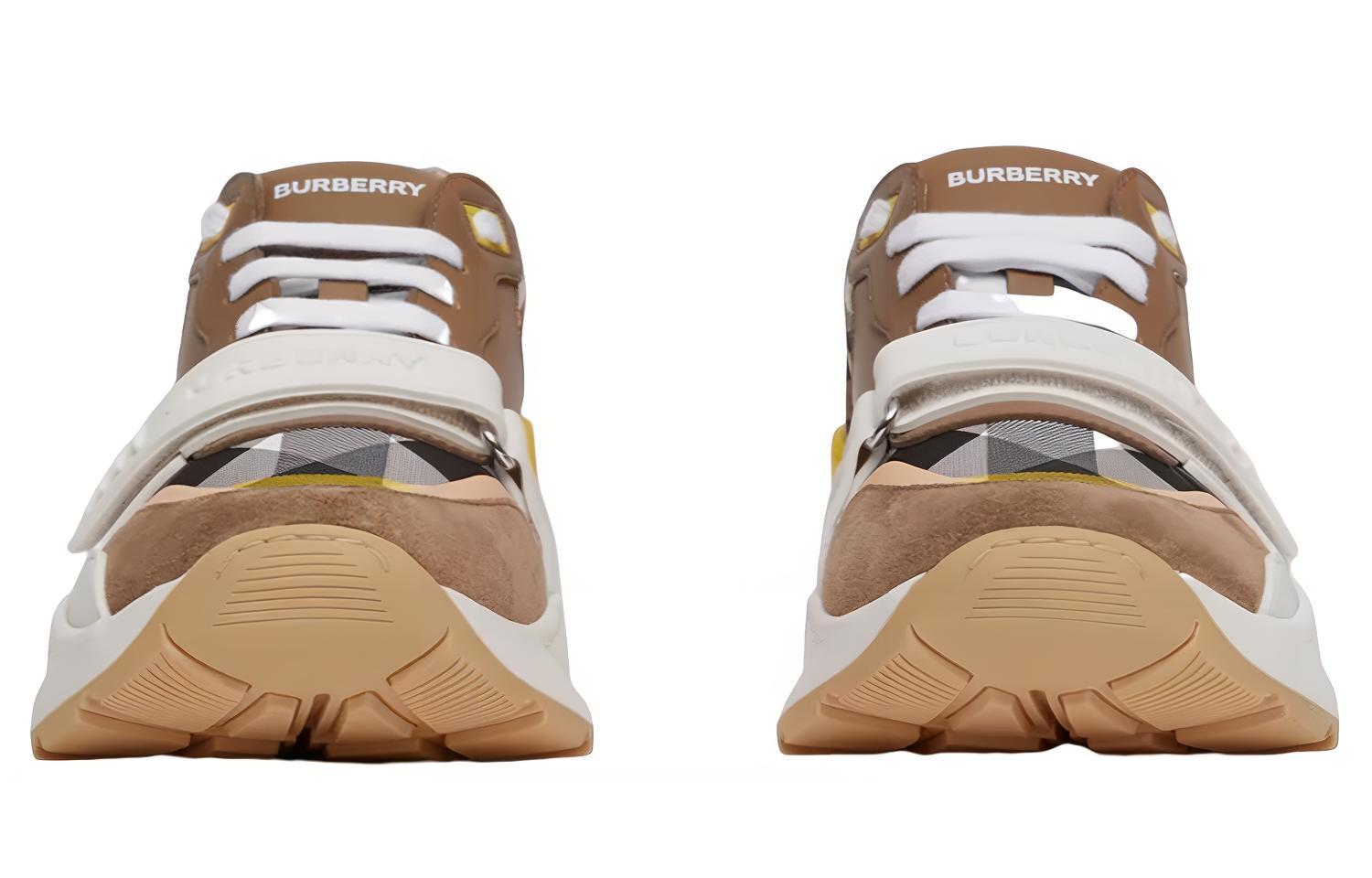 Lookbook (W) 博柏利低帮运动鞋‘棕色格子标识’ 80635041