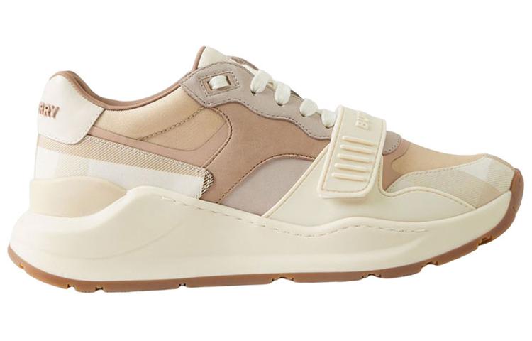 (W) Burberry Low-Top Sneaker 'Check Logo Tan' 圖 2