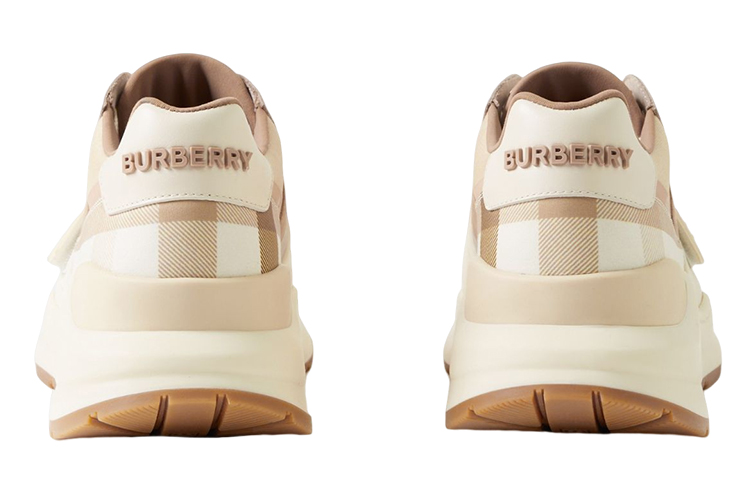 (W) Burberry Low-Top Sneaker 'Check Logo Tan' 圖 5