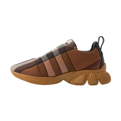 (W) Burberry Low-Top Sneaker 'Dark Brown Logo'