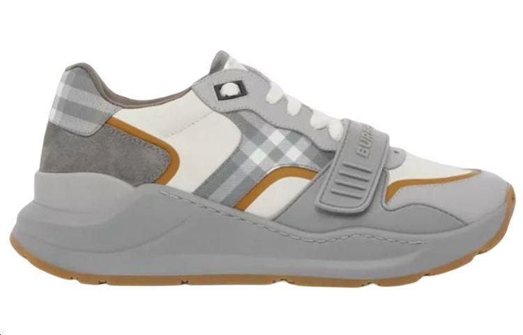 (W) Burberry Low-Top Sneaker 'Grey Check' 圖 2