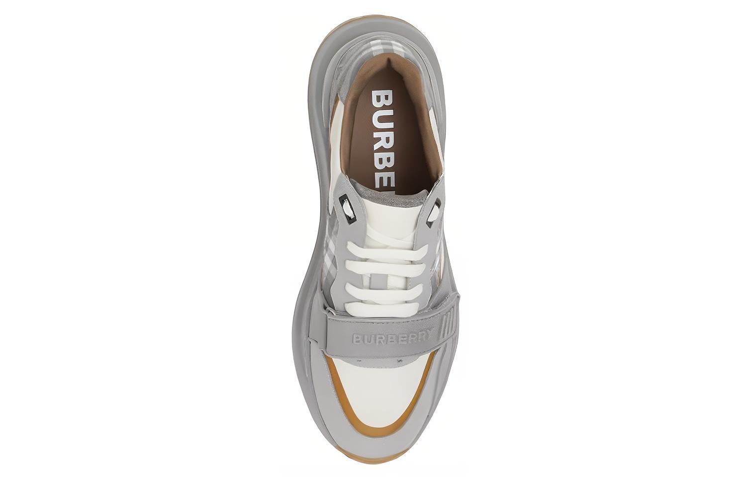 (W) Burberry Low-Top Sneaker 'Grey Check' 圖 3