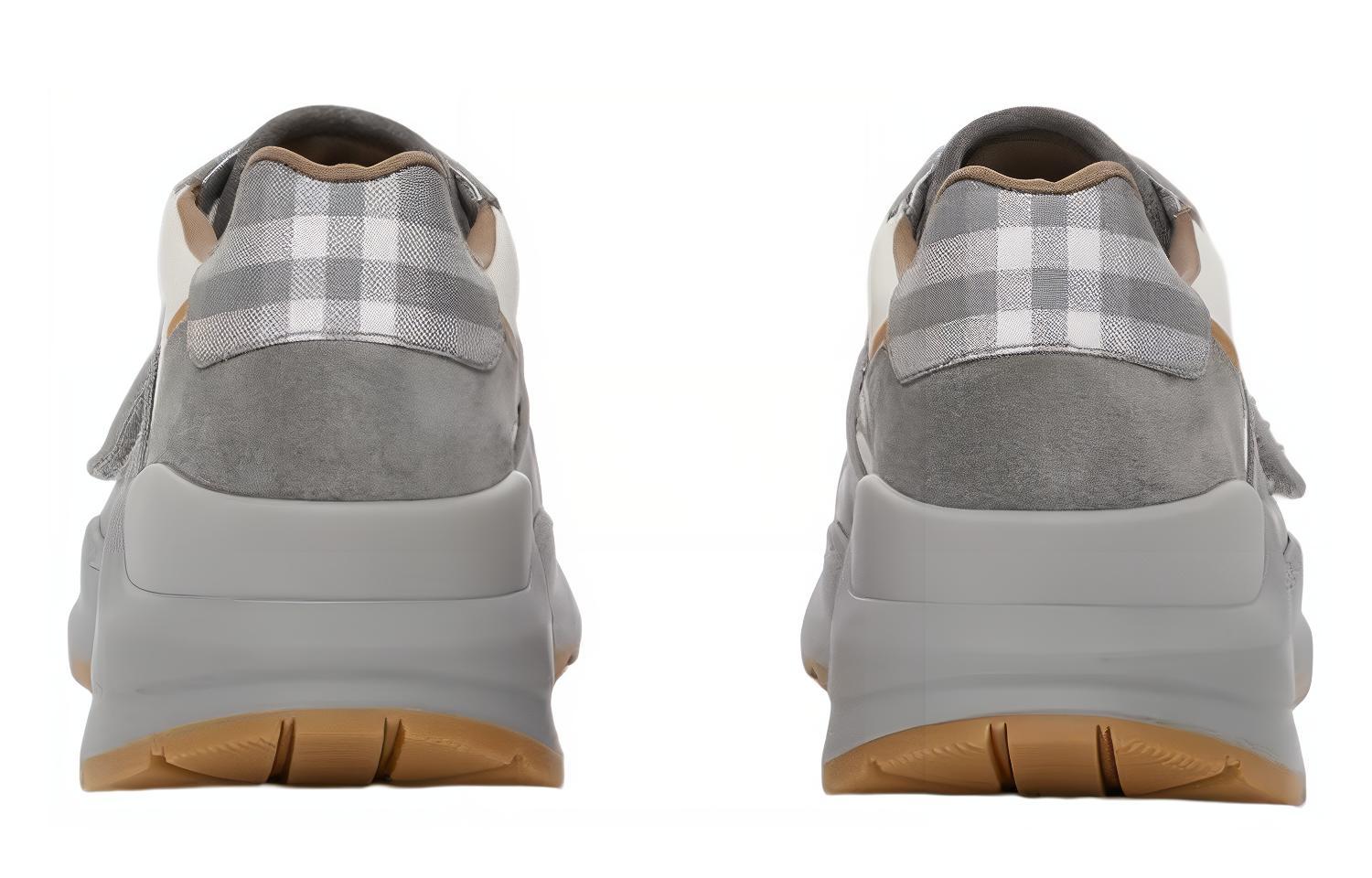 (W) Burberry Low-Top Sneaker 'Grey Check' 圖 5