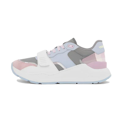 (W) Burberry Low-Top Sneaker 'Light Grey Check'