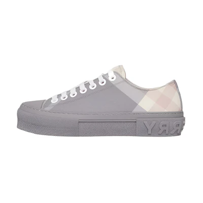 (W) Burberry Low-Top Sneaker 'Light Grey Check'