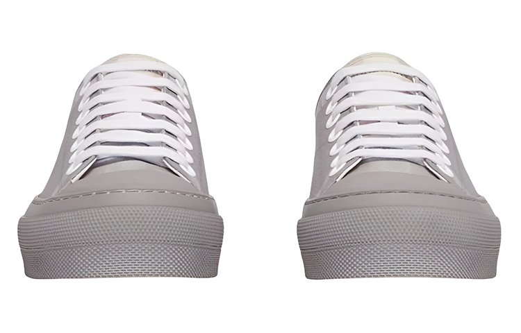 (W) Burberry Low-Top Sneaker 'Light Grey Check' 圖 3