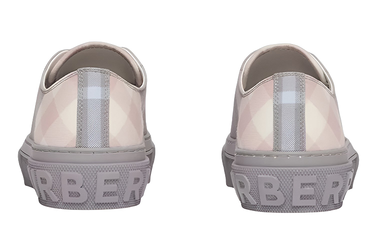 (W) Burberry Low-Top Sneaker 'Light Grey Check' 圖 4