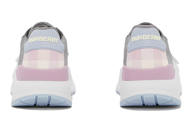 (W) Burberry Low-Top Sneaker 'Light Grey Check' 圖 5