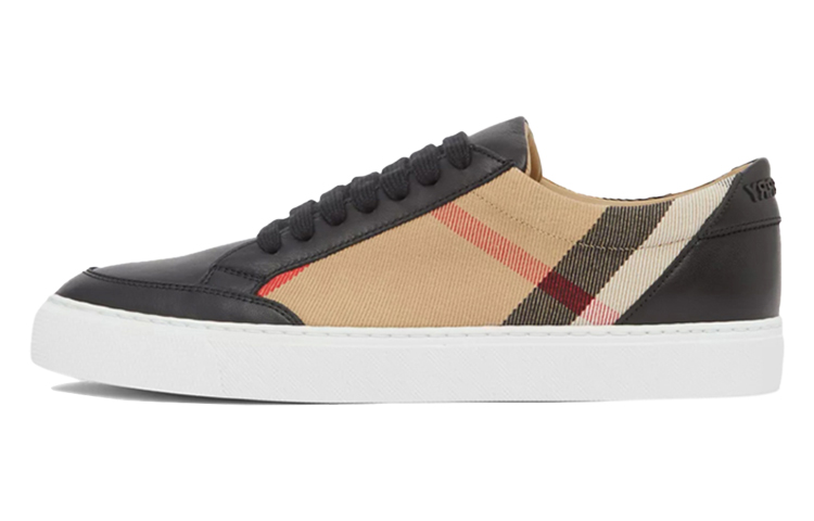 (Women) Burberry Low Top 'Black Check Pattern' 8024331