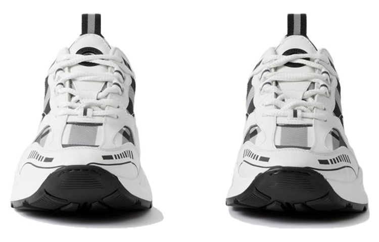 (W) Burberry Low Top 'Black White Checkered Lace' 圖 3