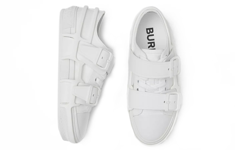 (W) Burberry Low Top 'White Calfskin' 圖 2