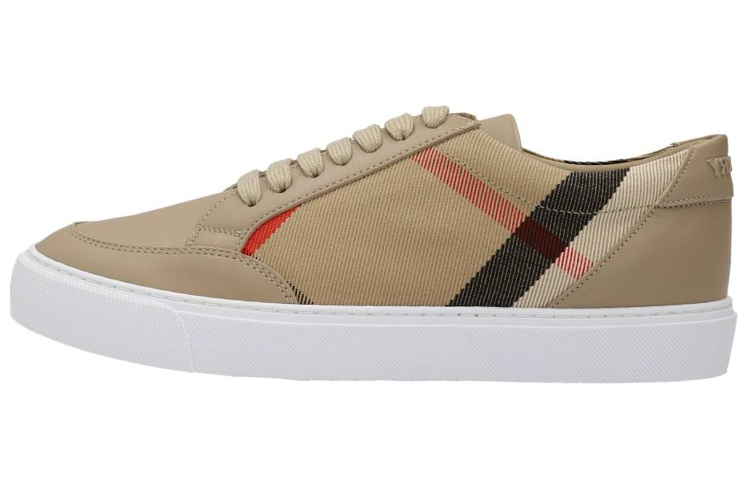 (W) Burberry Low Top Lace-Up 'Beige Check'