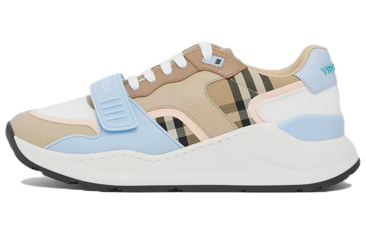 (W) Burberry Low-Top Sneaker 'Blue and Brown Plaid'