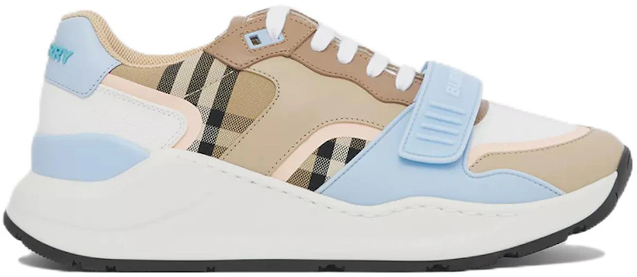 (W) Sneaker Low-Top Burberry 'Plaid Biru dan Coklat' 80483471 Order (W) Sneaker Low-Top Burberry 'Plaid Biru dan Coklat' 80483471