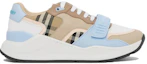Order (W) Sneaker Low-Top Burberry 'Plaid Biru dan Coklat' 80483471