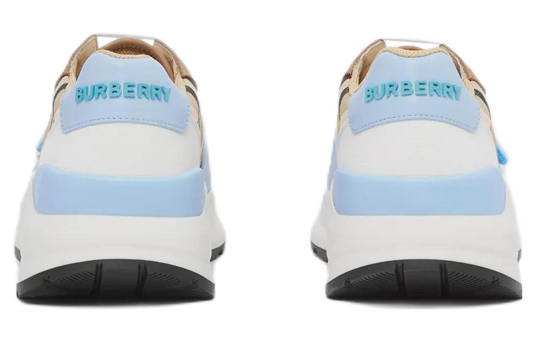 (W) Burberry Low-Top Sneaker 'Blue and Brown Plaid' 圖 5