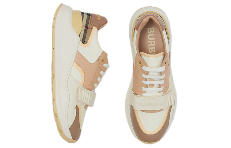 (W) Burberry Low-Top Sneaker 'Vanilla Check' 圖 4