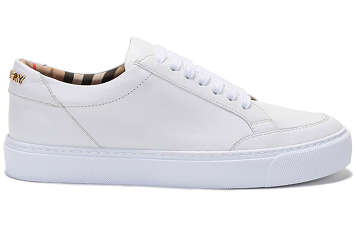 (W) Burberry Low Top Sneaker 'White Leather' 圖 2
