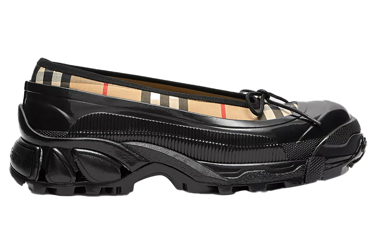 (W) Burberry Low-Top Sneakers 'Check Black' 圖 2