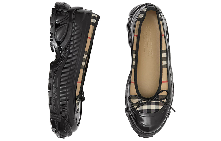 (W) Burberry Low-Top Sneakers 'Check Black' 圖 3