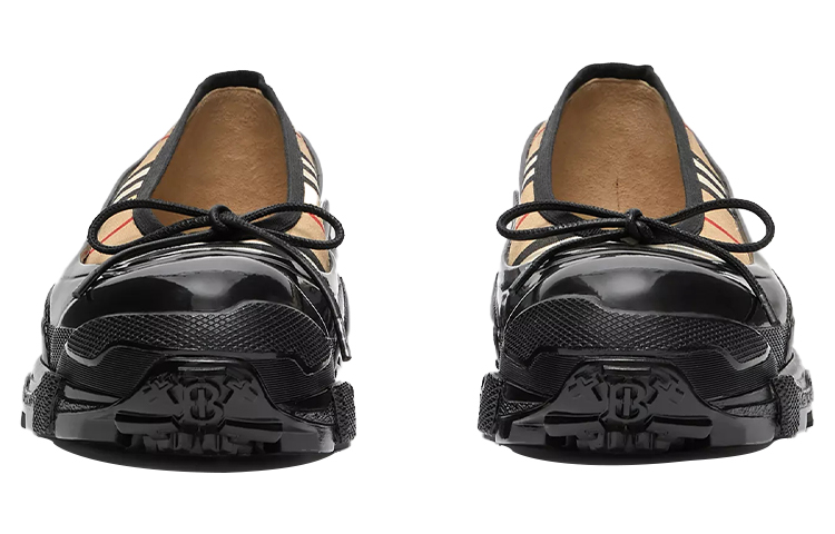 (W) Burberry Low-Top Sneakers 'Check Black' 圖 4