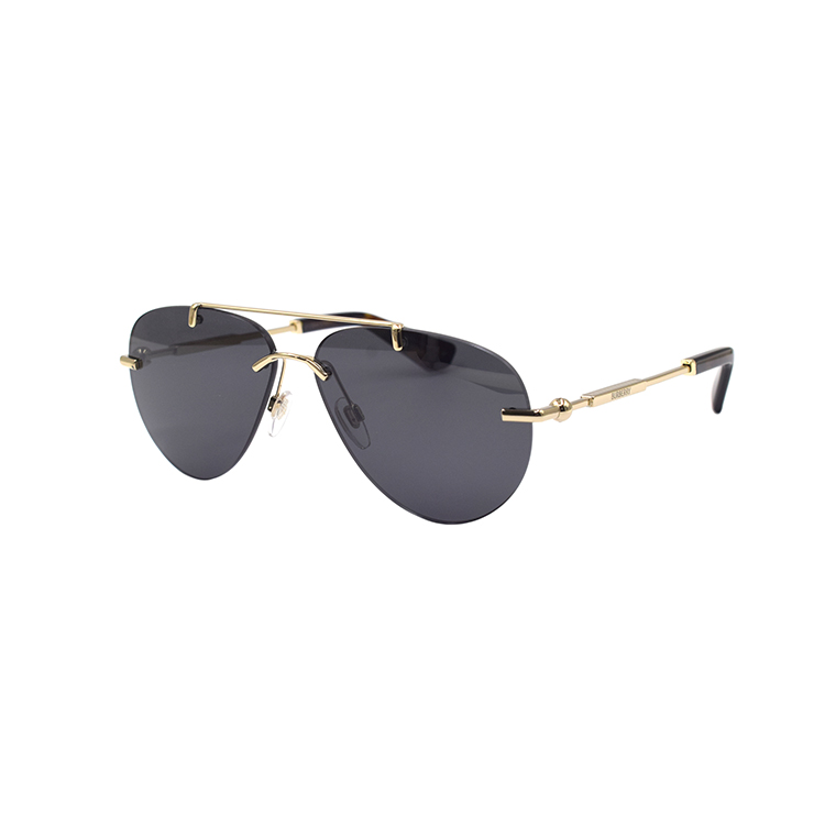 Buy (Women) Burberry Metal Logo Aviator Sunglasses Women - Gold B3151-1109-87