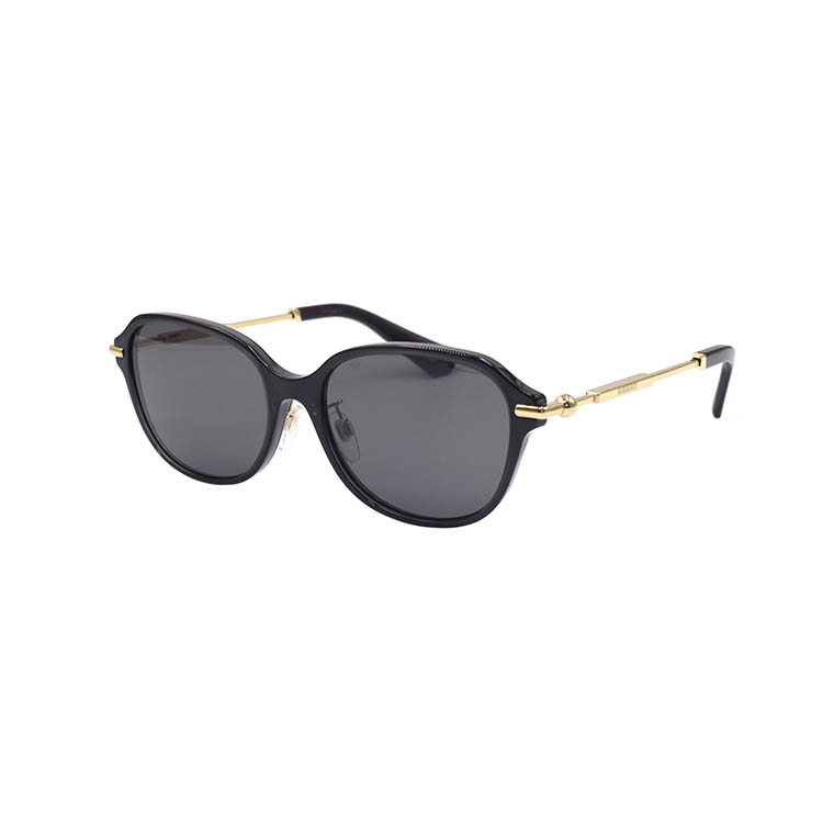(Women) Burberry Metal Logo Square Sunglasses for Women - Black Gold. B4429-D-4112-87