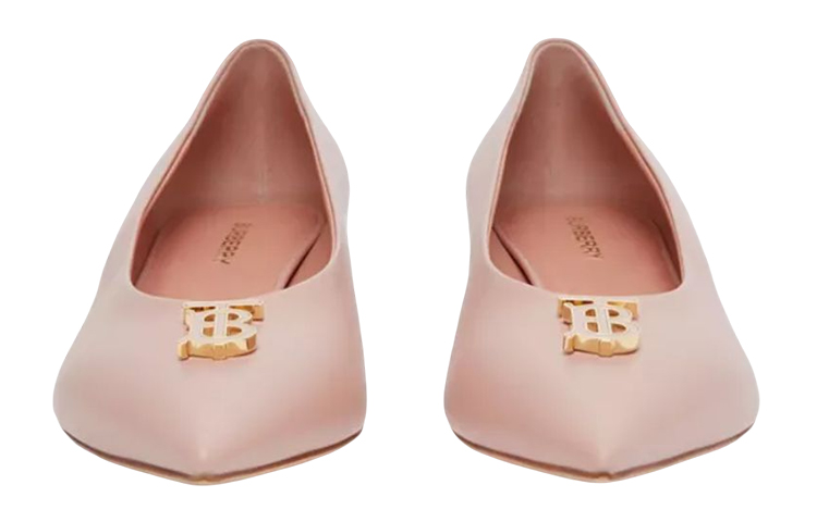 (W) Burberry Mid-Heel Pump 'Pink Leather' 圖 3