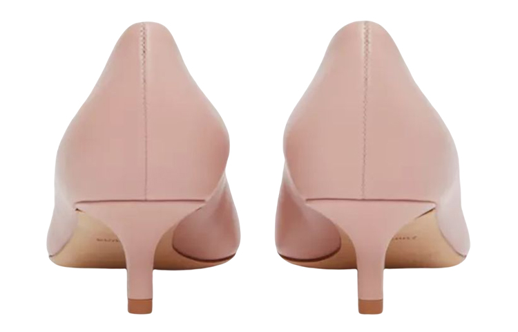 (W) Burberry Mid-Heel Pump 'Pink Leather' 圖 4