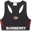 Order (Women) Burberry Monogram Bandeau Sports Bra for Women - Black 80246591